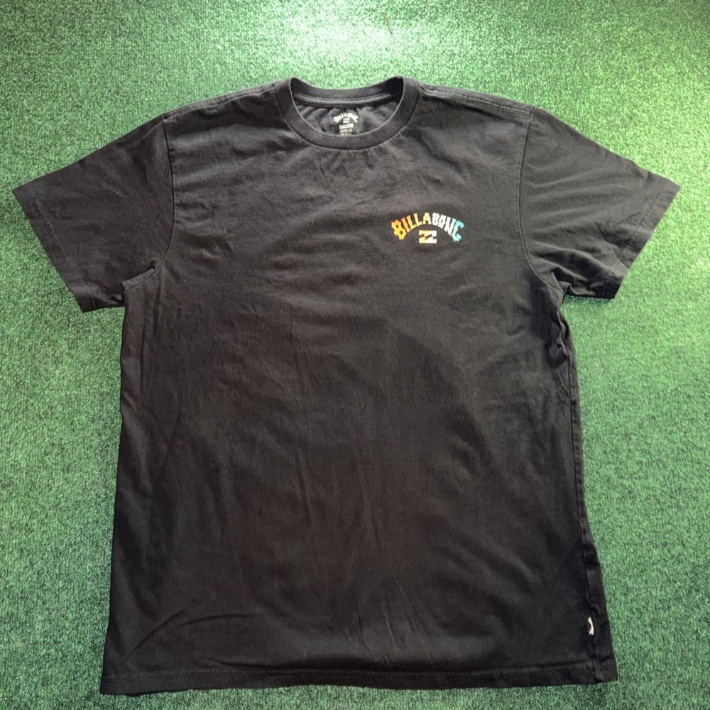 Billabong Graphic T Shirt Men's Large Black Shirt